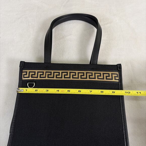 Versace Fragrances Canvas Bag Black Gold Travel Purse Handbag VIP GWP. New - Picture 5 of 16